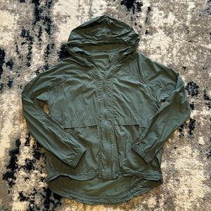 lululemon athletica Green Hooded Jacket